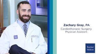 Meet Zachary Gray, Cardiothoracic Surgery Physician Assistant