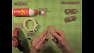 Card Modelling Basics (pt6) - Using adhesives with cardboard - with Jude Pullen