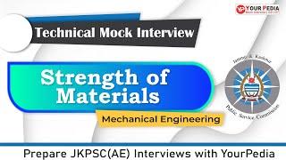 SOM Actual Interview Question asked in JKPSC(AE) interviews | ME | Prepare Interview with YourPedia