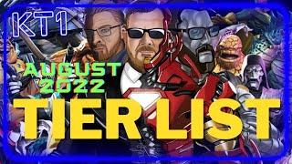 August 2022 Updated Tier List! MCOC Champion Ranking!