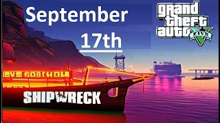 GTA V Online Shipwreck Location For September 17, 2024