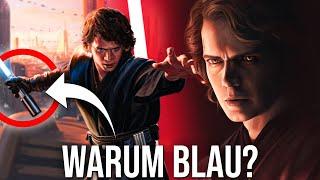 Warum war Anakins Lichtschwert nicht ROT in Episode 3?