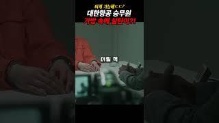 승무원 실탄 소지... 총을 가지고 비행기를 타면 벌어지는 일