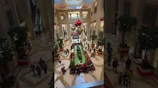 Grande Shoppes at Venetian Hotel decorated for the holidays. #shorts #lasvegas #venetian #vegas