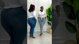 Stylish Trendy Jeans Styles For Ladies #model #ootdguide #fashion #viral #shorts