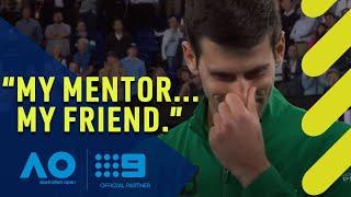 Djokovic sheds tears in Kobe tribute | Wide World of Sports