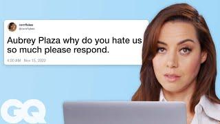 Aubrey Plaza Replies to Fans on the Internet | Actually Me | GQ