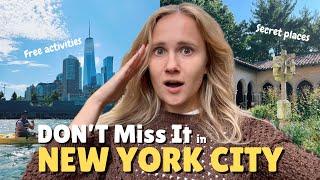 DON'T plan a trip to NEW YORK CITY until you watch this video Best NYC Hidden Gems 