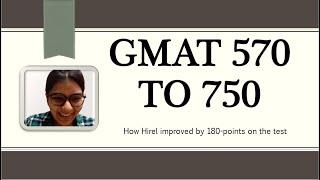 GMAT 570 to 750: Hirel's e-GMAT review