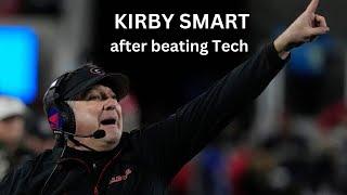 Kirby Smart grilled after Tech game