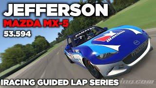 iRacing Jefferson Circuit MX-5 - Guide Lap + Hot Lap + Setup + blap file - 53,594