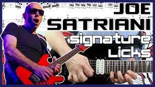 Joe Satriani Signature Guitar Licks With Tabs In A Minor