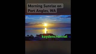Morning Sunrise on Port Angles, WASHINGTON