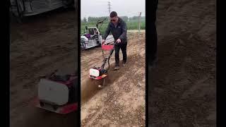 Portable mini tiller #shortsvideo #automobile #viralvideo #farming #machine #minitiller #shorts