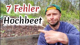 Hochbeet: 7 Fehler die Du vermeiden musst! Genau erklärt ‍