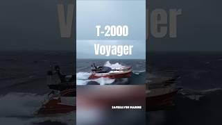 T-2000 Voyager Power Catamaran. Sea Trial in a Gale!