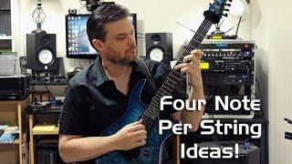 Allan Holdsworth Style Four Note Per String Ideas