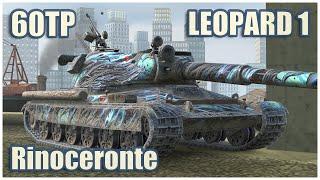 60TP, Rinoceronte & Leopard 1 • WoT Blitz Gameplay