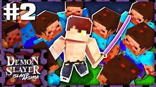 2ND LIFE & FIRST PVP FIGHT!?! | Demon Slayer: Island Akuma [#2] - Minecraft