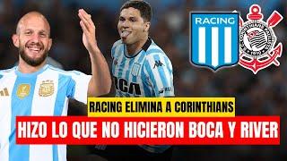 RACING ELIMINA A CORINTHIANS Y HACE HISTORIA METIENDOSE EN LA FINAL DE LA COPA SUDAMERICANA