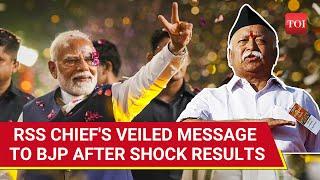 'Real Sevak Can't Be Arrogant': RSS' Mohan Bhagwat's Veiled Message To Modi-Led BJP After LS Results