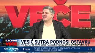 Tomić: Vesić je podneo ostavku zbog velikog pritiska unutar SNS, medija i opozicionih stranaka