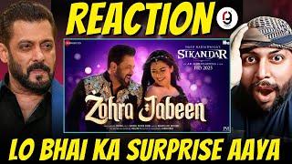 Zohra Jabeen | Sikandar | Salman Khan, Rashmika| Pritam|Nakash, Dev, Mellow D | REACTION BY RG