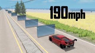 Water Barriers make speeding impossible - beamng.drive