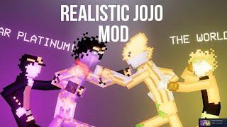 Jotaro vs Dio with Realistic JoJo's Bizarre Adventure Mod - People Playground 1.26 beta