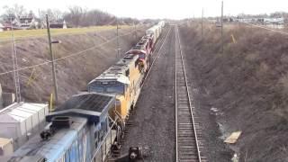 CP 241 in Windsor, ON. with CEFX, UP and KCS (CPWindsorsub Vault)