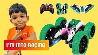 Kids play with remote car  | azlan and azman show 