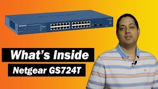 What's inside a Netgear ProSafe GS724T Managed Gigabit Switch?
