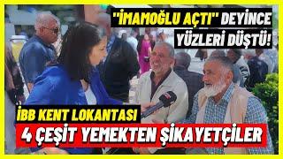 40 LİRALIK YEMEĞİ BEĞENMEYEN HACILAR | Arnavutköy Halkına Kent Lokantasını Sorduk #ibbkentlokantası