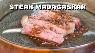 STEAK MADAGASKAR - FLAMBIERTES RIBEYE STEAK in COGNAC PFEFFERSAUCE - deutsches BBQ-Video - 0815BBQ