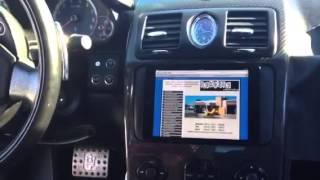 iPad Mini: Universal Dash Kit into Maserati Car by Underground Autostyling in Sarasota, FL