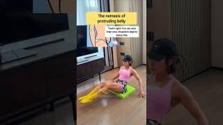 One movement to train waist, abdomen and legs.