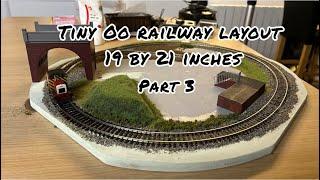 Building a Tiny OO Model Railway 1:76 | 19 by 21 inches | Part Three