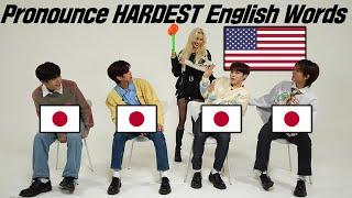 Japanese Try To Pronounce HARDEST English Words l FT. TOZ