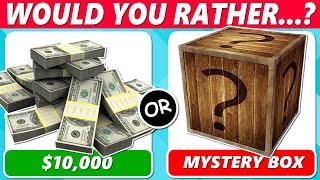 Would You Rather $10,000 or This MYSTERY BOX?