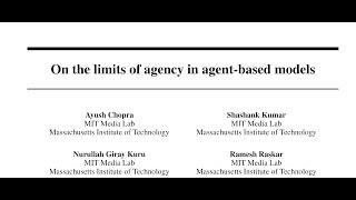 On the limits of agency in agent-based models