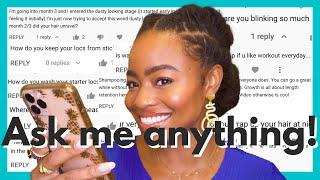 Responding to your comments | Locs, Marathon Training & Everything Else