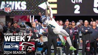 Seattle Seahawks vs. Atlanta Falcons Game Highlights | NFL 2024 Season Week 7