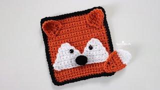 Crochet Fox Square