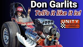 "Big Daddy" Don Garlits In his own words @UnityMotorSportsGarage  EXCLUSIVE interview