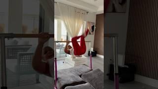 Dad catches mom doing a flip and this happens