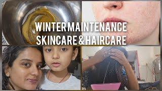 Winter Skincare & Haircare : Easy Home Remedies| @asmisonali