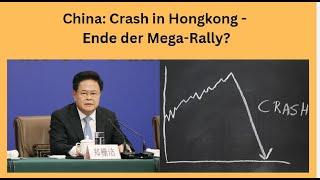 China: Crash in Hongkong - Ende der Mega-Rally? Videoausblick