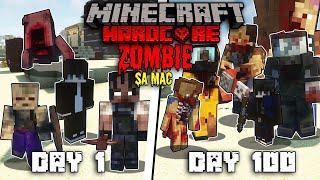 KURO SINH TỒN 100 NGÀY TRONG MINECRAFT ZOMBIE SA MẠC SIÊU KHÓ!!