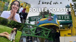 Fear of rollercoasters?!  | Exploring a new park | Cannon hill park 