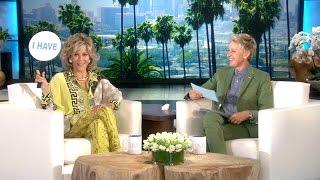 Jane Fonda and Ellen Play 'Never Have I Ever'